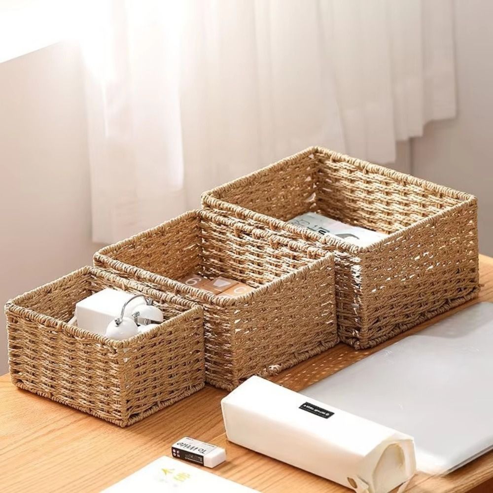 Baby Clothing Basket - ポータブル大容量織物収納バスケット手作り再利用可能な衣類収納バスケット化粧品容器