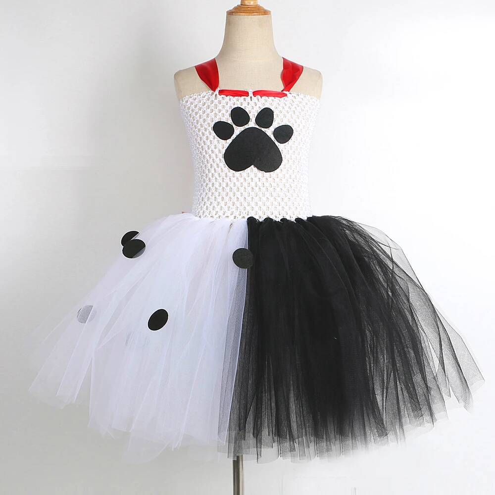 ダルメシアン犬のチュチュドレス女の赤ちゃん用白黒斑点犬ハロウ - Baby Clothing Set のレビューと価格
