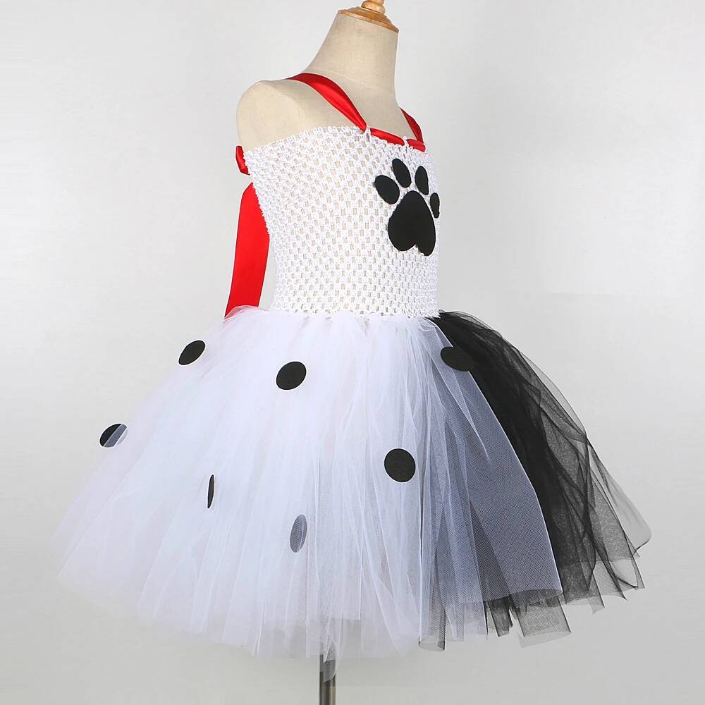 ダルメシアン犬のチュチュドレス女の赤ちゃん用白黒斑点犬ハロウ - Baby Clothing Set のレビューと価格