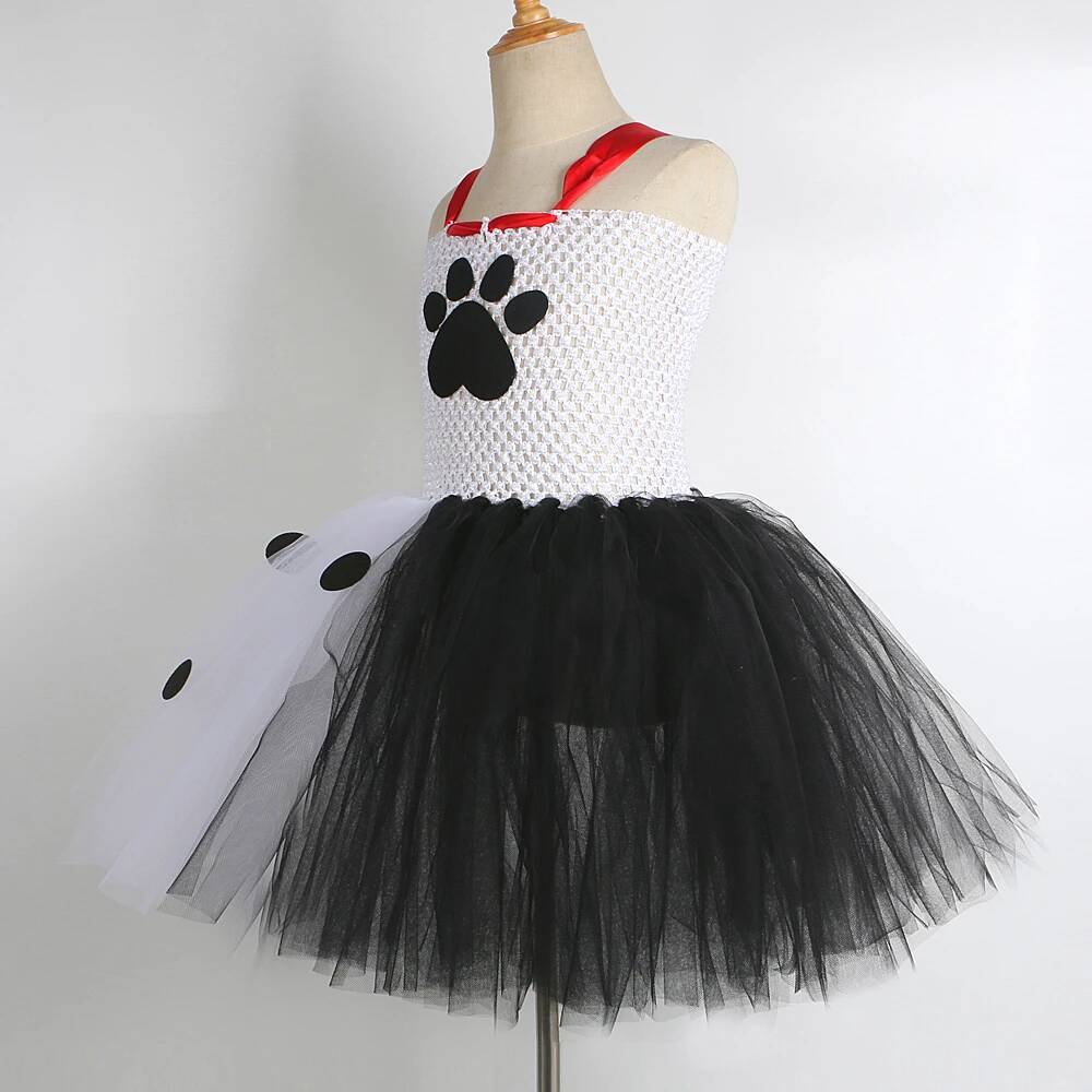ダルメシアン犬のチュチュドレス女の赤ちゃん用白黒斑点犬ハロウ - Baby Clothing Set のレビューと価格