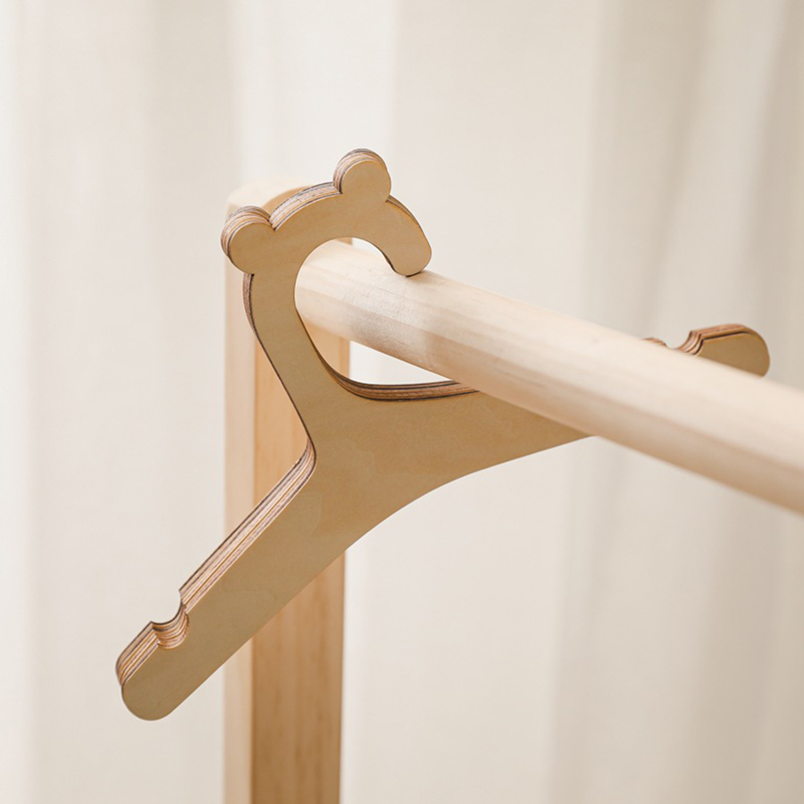 10 ピース/セットベビークリエイティブハンガーラックベビー - Baby Clothing Hanging Rack のレビューと価格