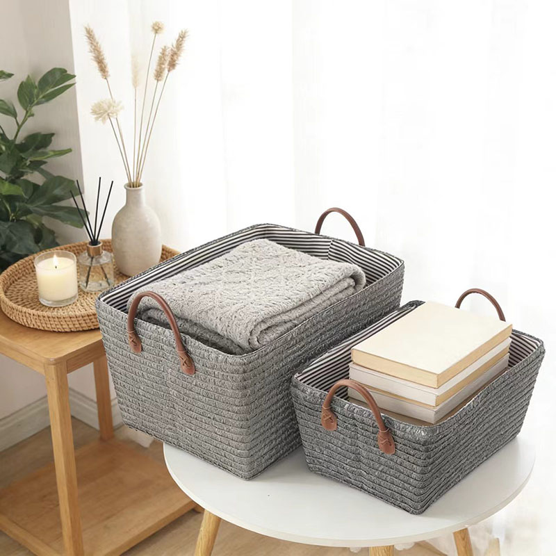 ラタン調収納バスケット 折りたたみ式 - ポータブル織りおも - Baby Clothing Basket のレビューと価格