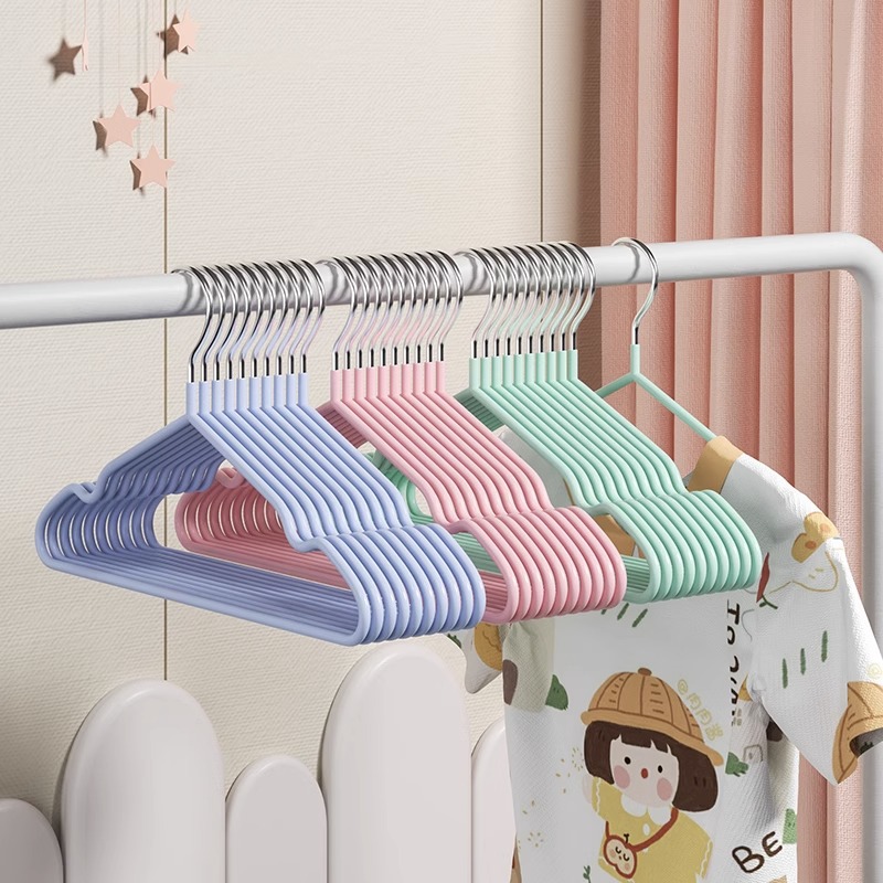 ナノトレース - 滑り止め付き子供用ハンガー、厚みのあるビニ - Baby Clothing Hanging Rack のレビューと価格