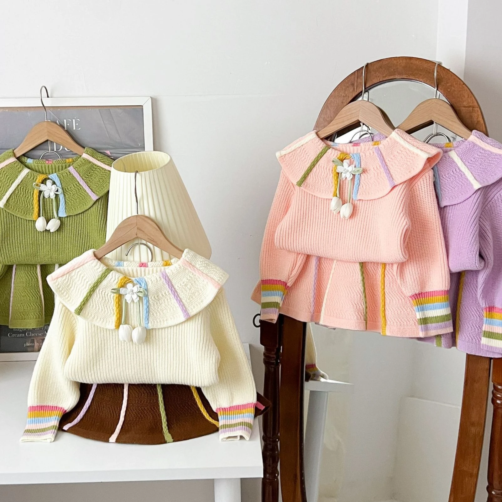 女の子スーツ2026春と秋の新作子供服女の子ベビーヘアボール - Baby Clothing Jumpers のレビューと価格