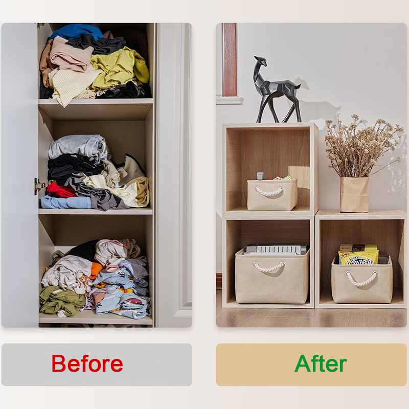 多用途二層リネンランドリーバスケットクローゼット衣類オーガナ - Baby Clothing Basket のレビューと価格