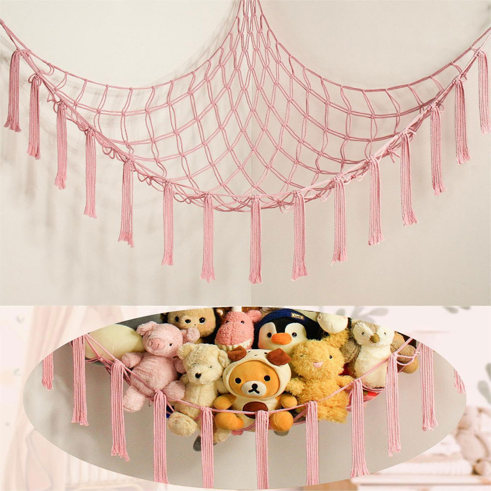 綿製おもちゃハンモック壁掛け収納ネットオーガナイザー織り子供 - Baby Clothing Types のレビューと価格