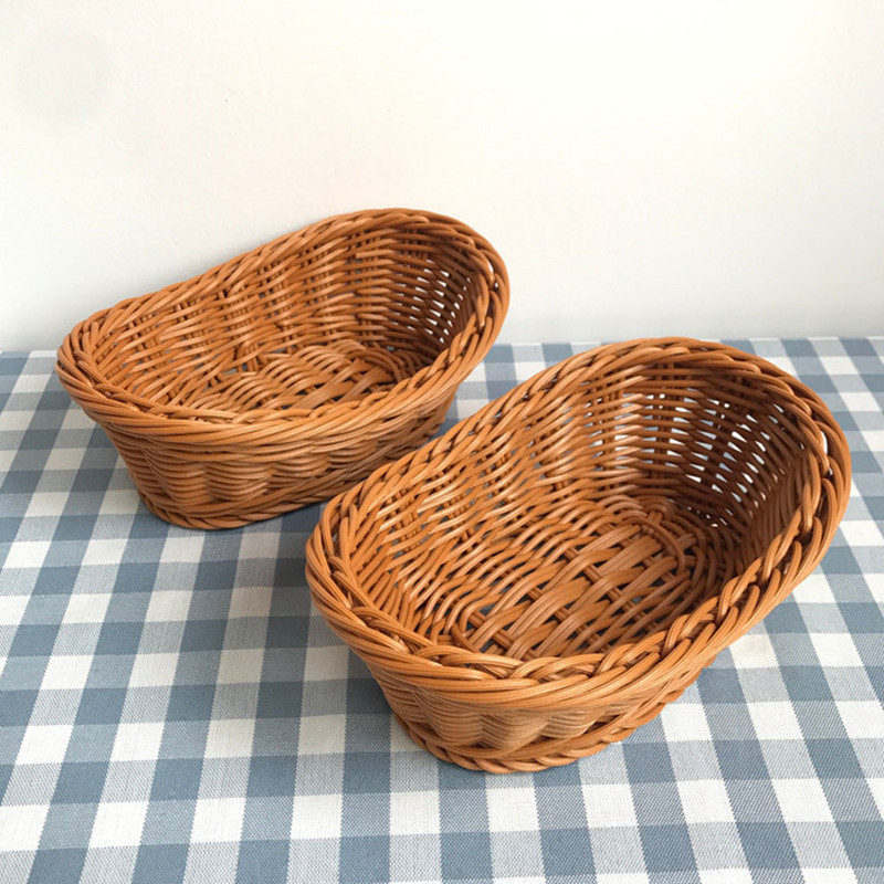 楕円形の籐製収納バスケット,食品,果物,食品を保管するための - Baby Clothing Basket のレビューと価格