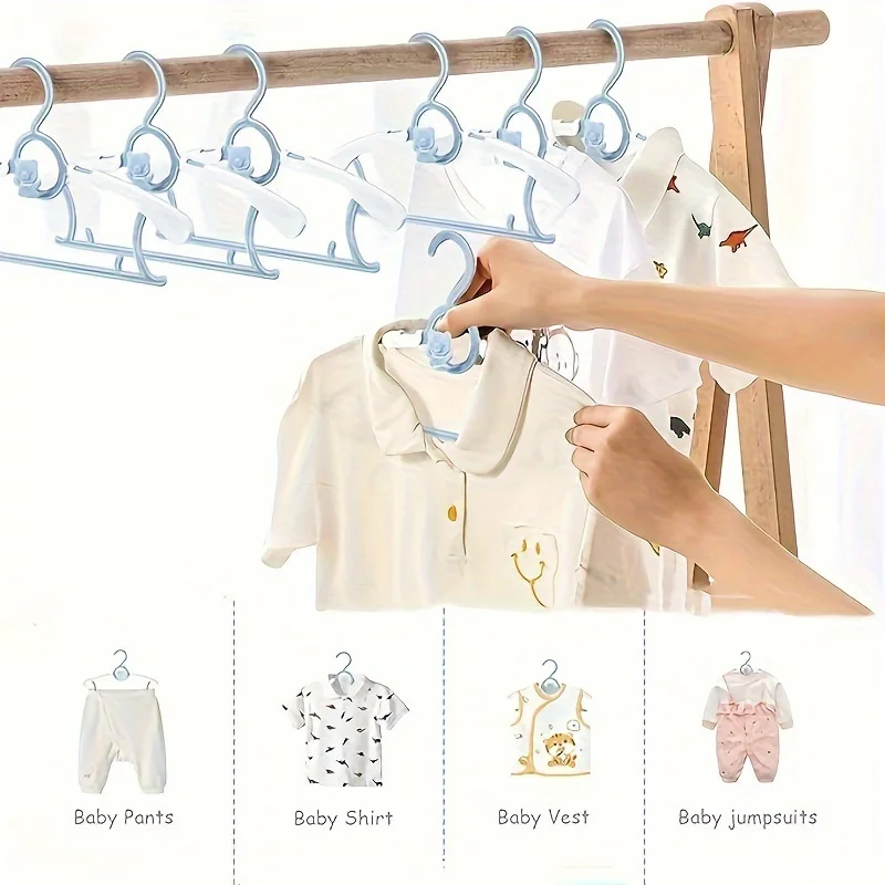 30 パック PP プラスチックベビー服ハンガー格納式アンチ - Baby Clothing Hanging Rack のレビューと価格