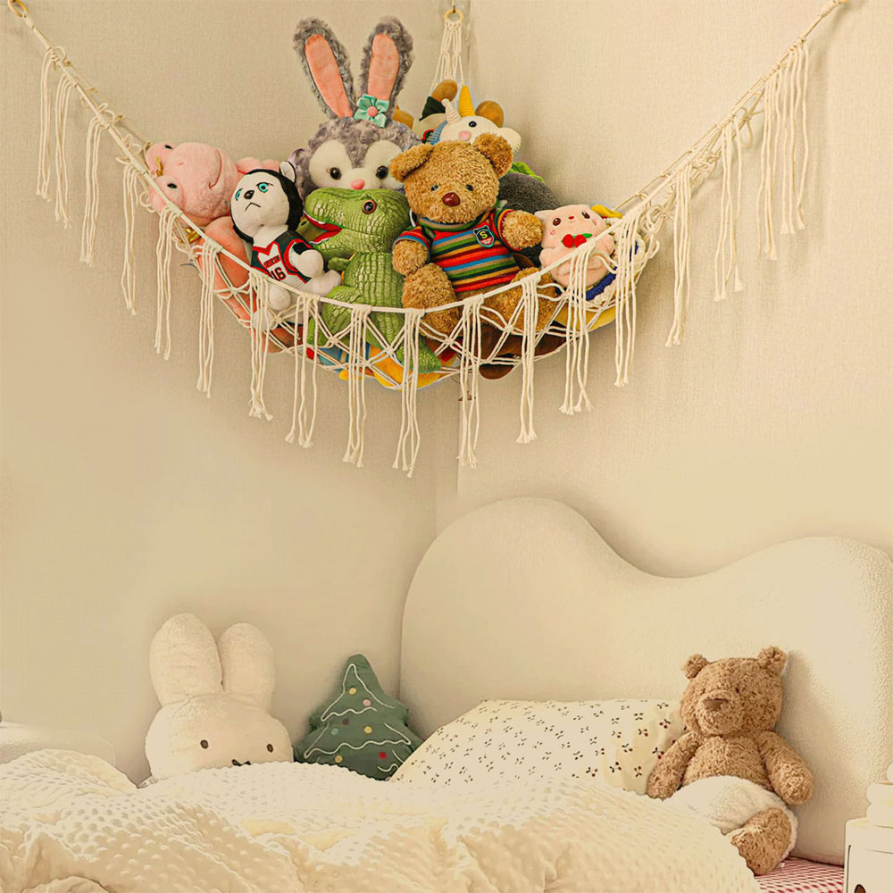 綿製おもちゃハンモック壁掛け収納ネットオーガナイザー織り子供 - Baby Clothing Types のレビューと価格