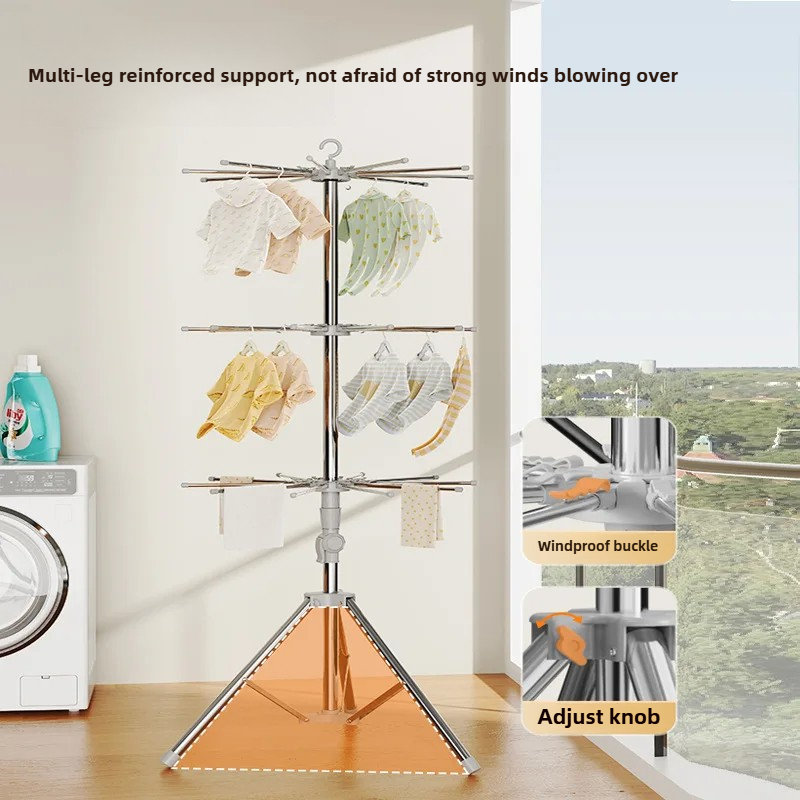 ベビー服乾燥ラック - 折りたたみ式屋内/屋外ランドリーオー - Baby Clothing Hanging Rack のレビューと価格